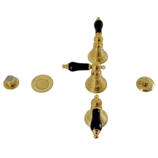ThreeHandle Bidet Faucet, Brushed Brass